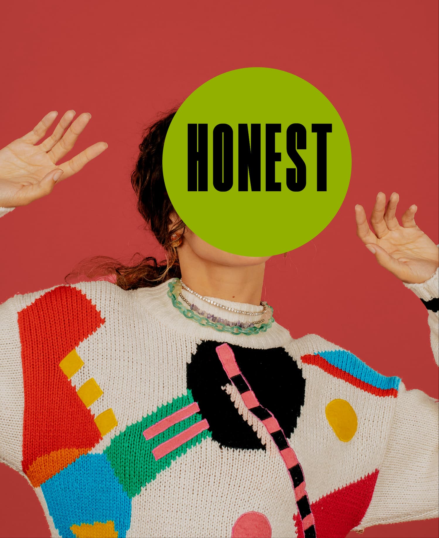 Person being honest
