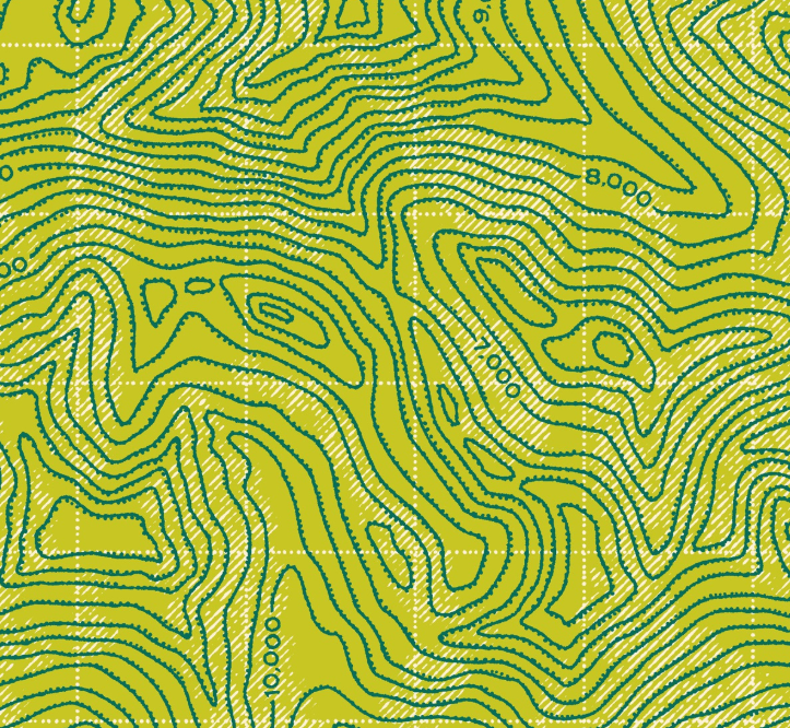 Topographic map pattern